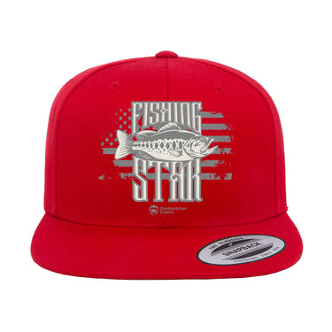 Fishing Star Flat Bill Cap